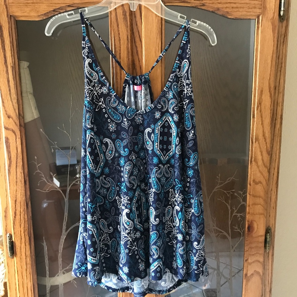 Blue Paisley top